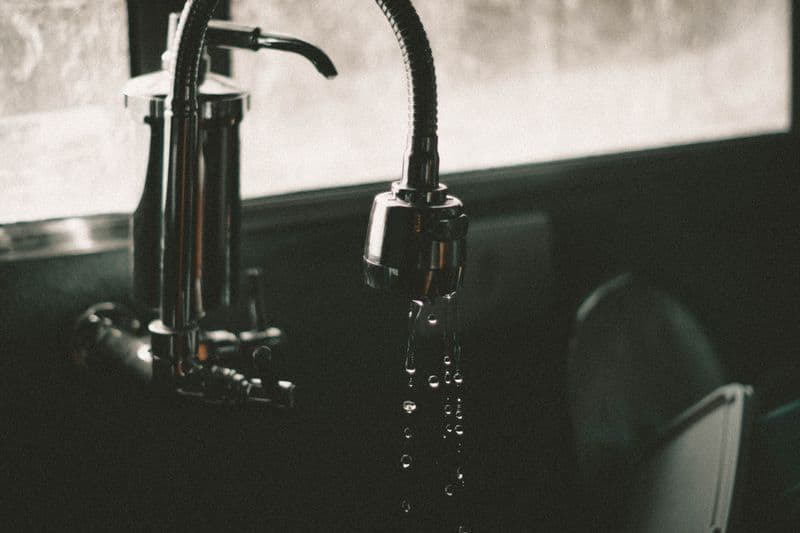 Family enjoying clean filtered water at home