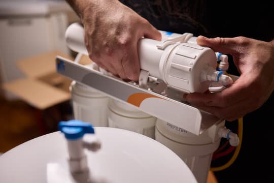 Whole-home water system new installation